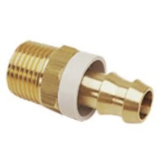 Legris Brass Pneumatic Quick Connect Coupling 1/8 in Male R Thread 13mm Hose Barb Connection 16 Bar Pressure 0134 56 10