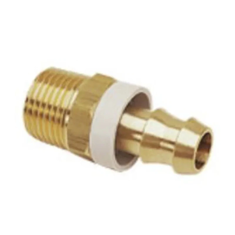 Legris Brass Pneumatic Quick Connect Coupling 1/8 in Male R Thread 13mm Hose Barb Connection 16 Bar Pressure 0134 56 10