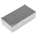 RS PRO Silver Die Cast Aluminium General Purpose Enclosure IP54 30 mm x 111 mm x 60 mm IP54