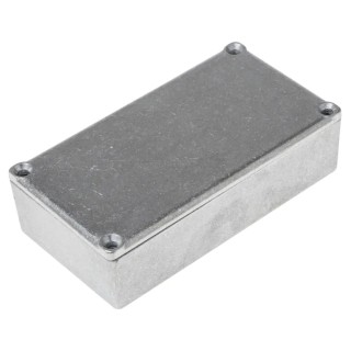 RS PRO Silver Die Cast Aluminium General Purpose Enclosure IP54 30 mm x 111 mm x 60 mm IP54