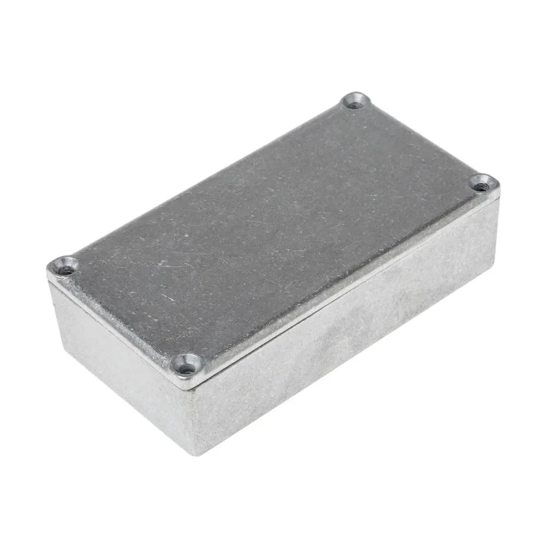 RS PRO Silver Die Cast Aluminium General Purpose Enclosure IP54 30 mm x 111 mm x 60 mm IP54