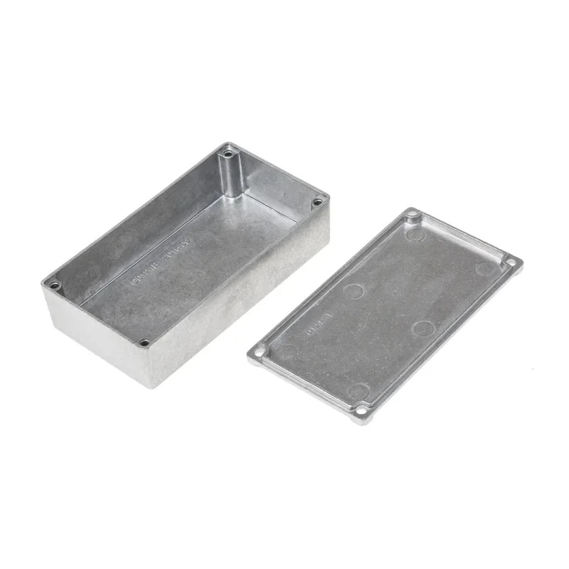 RS PRO Silver Die Cast Aluminium General Purpose Enclosure IP54 30 mm x 111 mm x 60 mm IP54