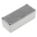 RS PRO Die Cast Aluminium Silver Lid Enclosure, IP54, 30 mm x 90 mm x 38 mm IP54