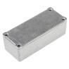 RS PRO Die Cast Aluminium Silver Lid Enclosure, IP54, 30 mm x 90 mm x 38 mm IP54
