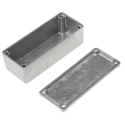 RS PRO Die Cast Aluminium Silver Lid Enclosure, IP54, 30 mm x 90 mm x 38 mm IP54