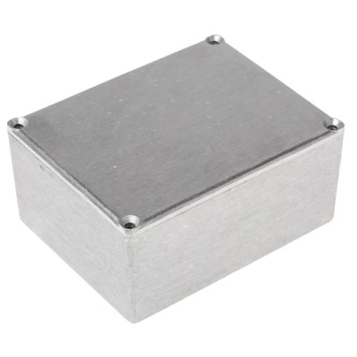 RS PRO Silver Die Cast Aluminium General Purpose Enclosure 44.5 mm x 110 mm x 82.5 mm 146-5295