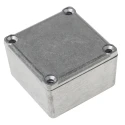 RS PRO Silver Die Cast Aluminium Enclosure IP65 31.8 mm x 50.8 mm x 50.8 mm IP65