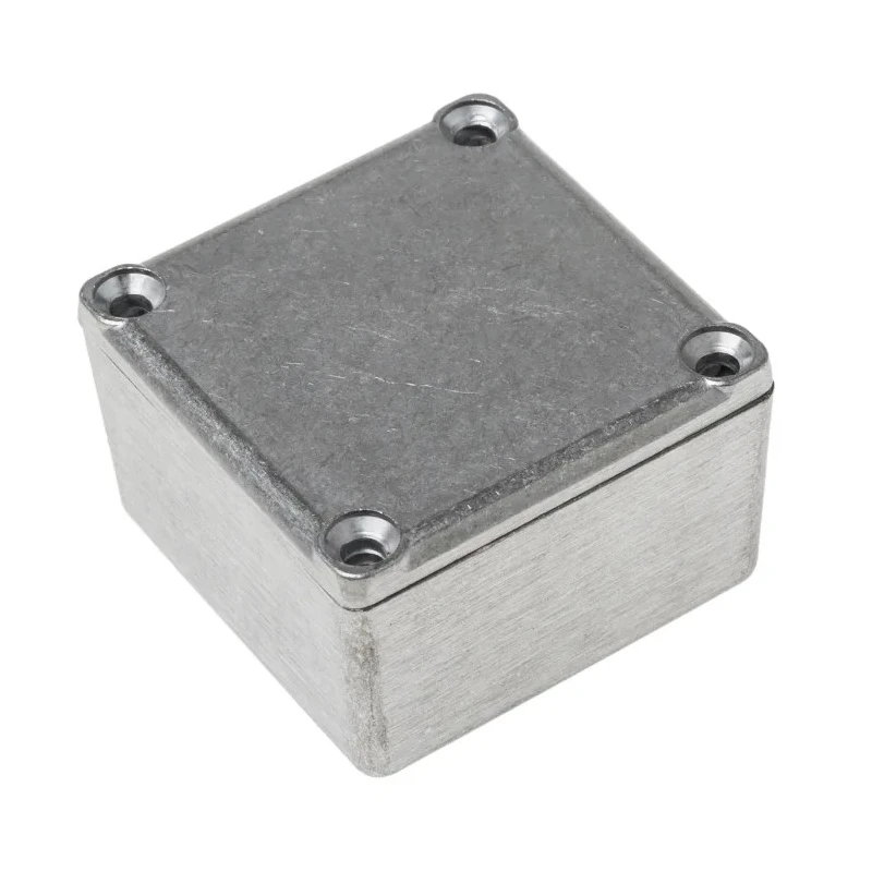 RS PRO Silver Die Cast Aluminium Enclosure IP65 31.8 mm x 50.8 mm x 50.8 mm IP65