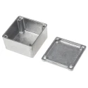 RS PRO Silver Die Cast Aluminium Enclosure IP65 31.8 mm x 50.8 mm x 50.8 mm IP65