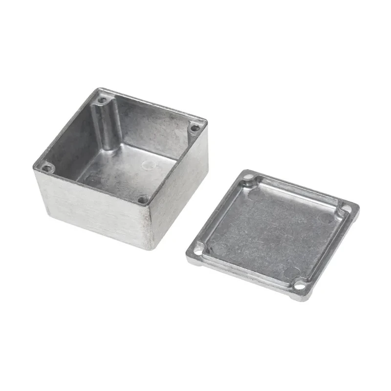 RS PRO Silver Die Cast Aluminium Enclosure IP65 31.8 mm x 50.8 mm x 50.8 mm IP65