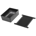 RS Pro Flanged Black Lid Die Cast Aluminium Enclosure, IP67, 44.5 mm x 110 mm x 82.5 mm 146-5370