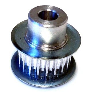 RS PRO Timing Belt Pulley Aluminium 15 mm Belt Width 3 mm Pitch 32 Tooth P32-3M-15F