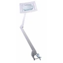 RS PRO LED Magnifying Lamp with Table Clamp Mount 3dpt 190 x 160 mm Lens 17.5W LED 146-5487