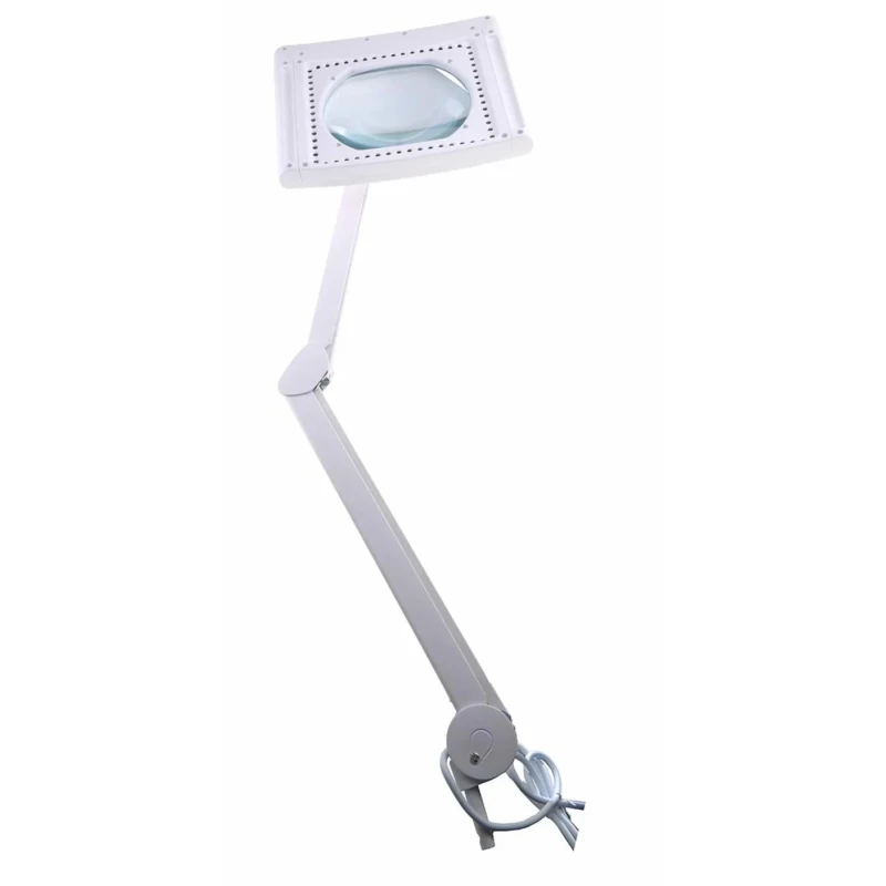 RS PRO LED Magnifying Lamp with Table Clamp Mount 3dpt 190 x 160 mm Lens 17.5W LED 146-5487