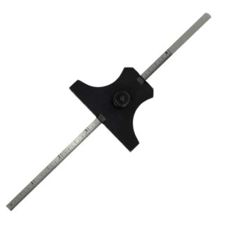 RS PRO 150 mm Imperial & Metric Depth Gauge Stainless Steel Corrosion Resistant 146-5504