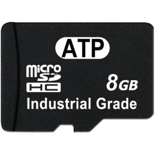 ATP Industrial Grade 8 GB MicroSDHC microSD Memory Card UHS 1 U1 Class 10 AF8GUDI-WACXM
