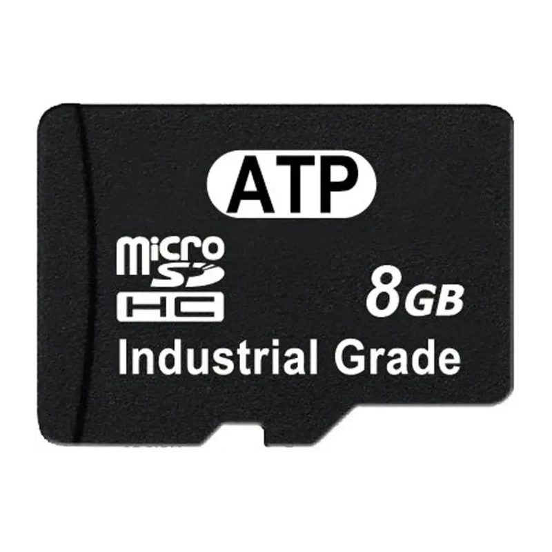 ATP Industrial Grade 8 GB MicroSDHC microSD Memory Card UHS 1 U1 Class 10 AF8GUDI-WACXM