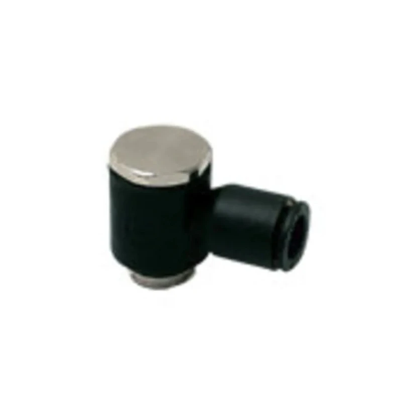 Legris LF3000 Series Pneumatic Fitting Male Threaded-to-Tube, G 1/4 in Thread, Push In 10 mm, Nylon, Nickel Finish LF3000