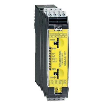 Schmersal 24V DC Safety Relay, 2 Safety Contacts, 3W Power, DIN Rail Mount SRB-E-212ST