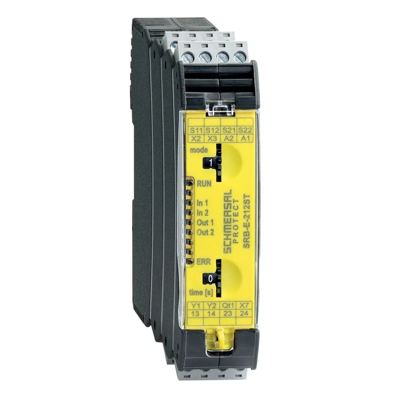 Schmersal 24V DC Safety Relay, 2 Safety Contacts, 3W Power, DIN Rail Mount SRB-E-212ST
