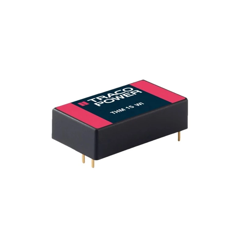 TRACOPOWER Medical 15W DC/DC Converter 5V DC 1.5A 75V DC Input Through Hole THM 15-4821WI