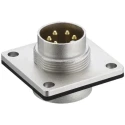 Lumberg 318 7 Pole Straight M16 DIN Plug Panel Mount Male Threaded 5A 250V AC IP68 0318 07