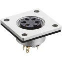 Lumberg Circular Connector 5 Contacts Panel Mount M16 Socket Female IP68 03 Series 0308 05-1