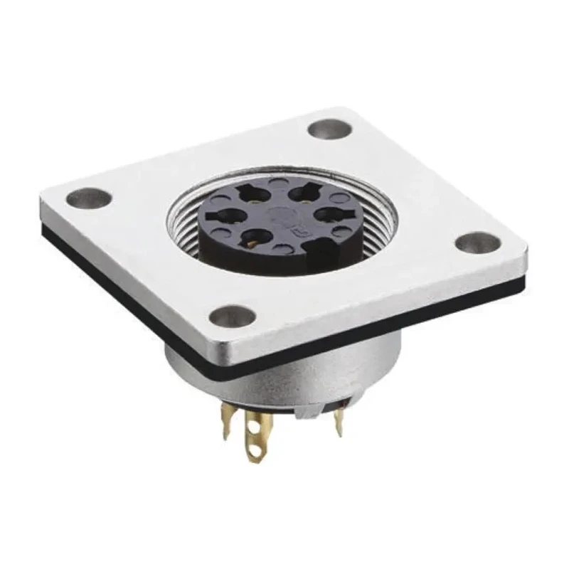 Lumberg Circular Connector 5 Contacts Panel Mount M16 Socket Female IP68 03 Series 0308 05-1