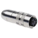 Lumberg 5 Pole Straight M16 DIN Socket, Threaded, 5A Current, 250V AC, IP68 Rated, Cable Female Connector 0322 05-1