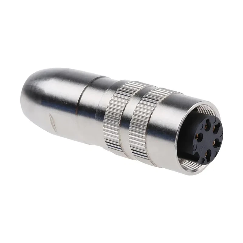 Lumberg 5 Pole Straight M16 DIN Socket, Threaded, 5A Current, 250V AC, IP68 Rated, Cable Female Connector 0322 05-1