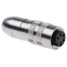 Lumberg 5 Pole Straight M16 DIN Socket Threaded Cable Female Shielded IP68 5A 250V ac 0322 05-1