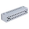Phoenix Contact UK Series Non-Fused Terminal Block 12-Way, 32A, 500V, Screw Termination 2716127