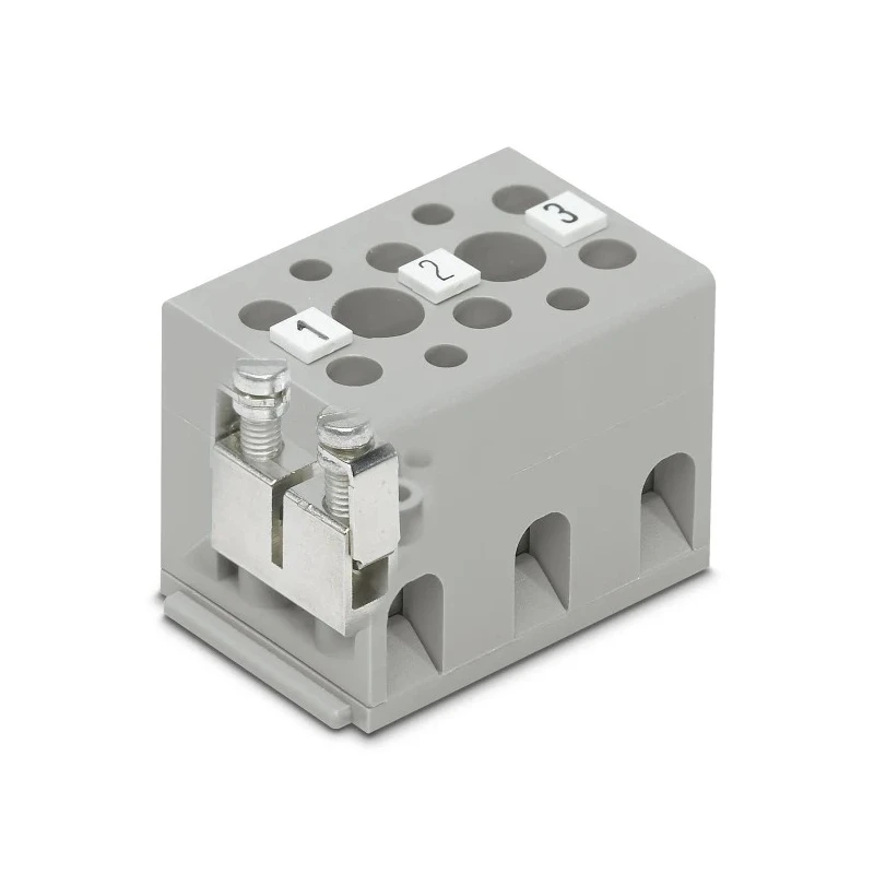 Phoenix Contact UK Series Non-Fused Terminal Block 12-Way, 32A, 500V, Screw Termination 2716127