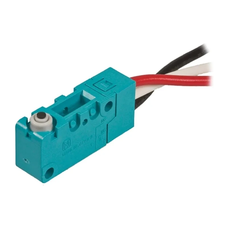 Panasonic Pin Plunger Miniature Micro Switch with Pre-Wired Terminal, 3A, 250V AC, SPCO Contact, IP67 ABV1610403