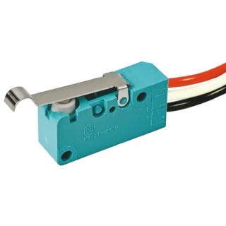 Panasonic Miniature Simulated Roller Lever Micro Switch, Pre-Wired Terminal, 5A, 250 V ac, 24 V dc, SPCO, IP67 ABV1614503