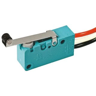 Panasonic Roller Lever Micro Switch, Pre-Wired Terminal, 5A, 250 V AC, 24 V DC, SPCO Contact Configuration, IP67 ABV1616503