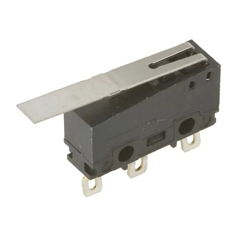 Panasonic Subminiature Long Hinge Lever Micro Switch, Solder Terminal, 100mA, 250 V AC, 30 V DC, SPCO AVT3232613-A