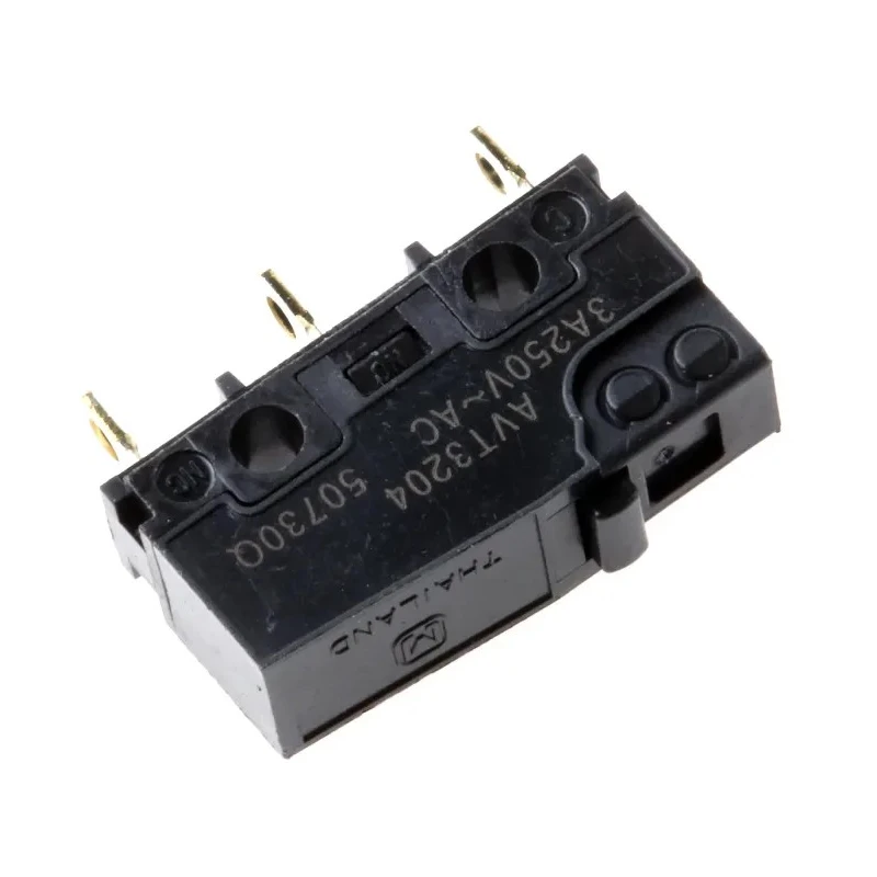 Panasonic Pin Plunger Micro Switch, Solder Terminal, 3A, 250 V AC, SPCO AVT3204-A