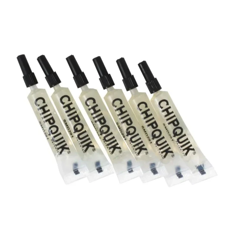 CHIPQUIK Lead Free Solder Flux 2 g Low Viscosity Tacky Squeeze Tubes SMD291ST2CC6