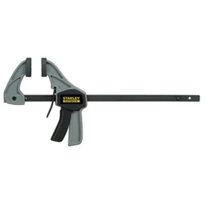 Stanley Tools Quick Clamp with 110 mm Jaw Opening and 38 mm Jaw Depth, 120 mm Length, Glass Filled Nylon Resin FMHT0-83231