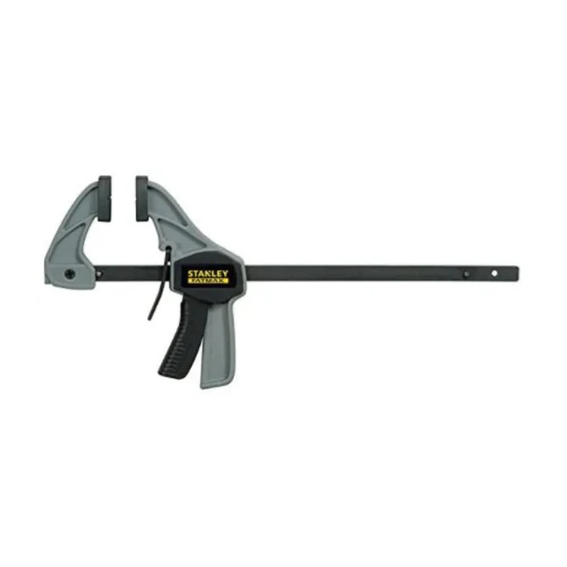 Stanley Tools Quick Clamp with 110 mm Jaw Opening and 38 mm Jaw Depth, 120 mm Length, Glass Filled Nylon Resin FMHT0-83231