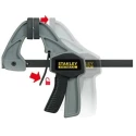 Stanley Tools Quick Clamp with 110 mm Jaw Opening and 38 mm Jaw Depth, 120 mm Length, Glass Filled Nylon Resin FMHT0-83231