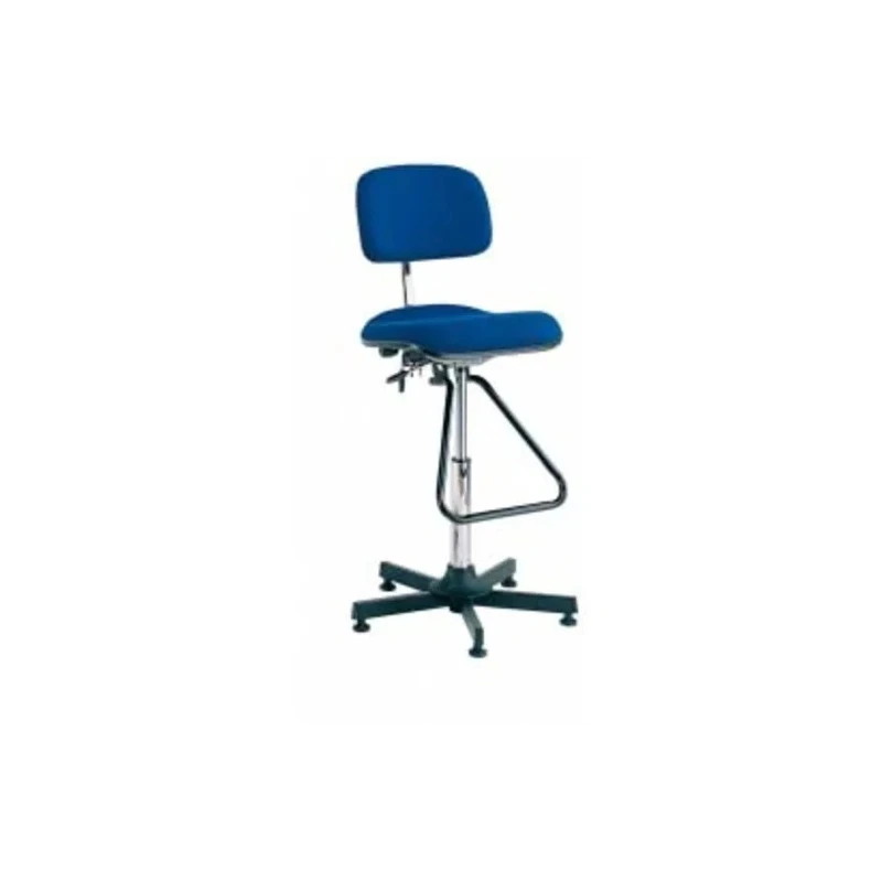 Bott Blue Fabric Drafting Chair with Adjustable Height and Backrest 120 kg Weight Capacity 88601011
