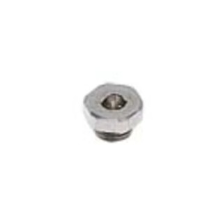 Legris 222 Series Brass Plug Fitting for 10 mm Tube Size, Thread Size 1/2 in, Series 222, Material Brass 0222 21 00
