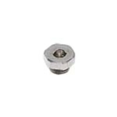 Legris 222 Series Brass Plug Fitting for 10 mm Tube Size, Thread Size 1/2 in, Series 222, Material Brass 0222 21 00
