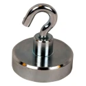 Eclipse Neodymium Shallow Pot Hook Magnet 20 kg Pull Force 23 mm Length 25 mm Width E1034/NEO