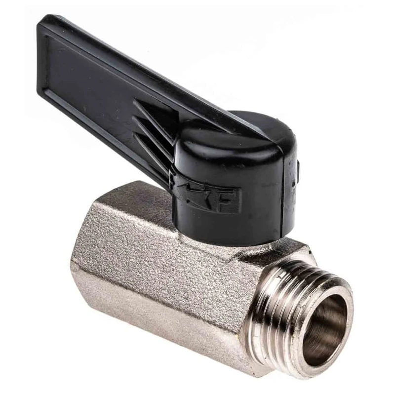 Legris Standard Lever Pneumatic Manual Control Valve Brass Body 1/2 in Port Size 12 bar Max Pressure 80°C Max 0491 10 21