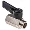 Legris Standard Lever Pneumatic Manual Control Valve Brass Body 1/2 in Port Size 12 bar Max Pressure 80°C Max 0491 10 21