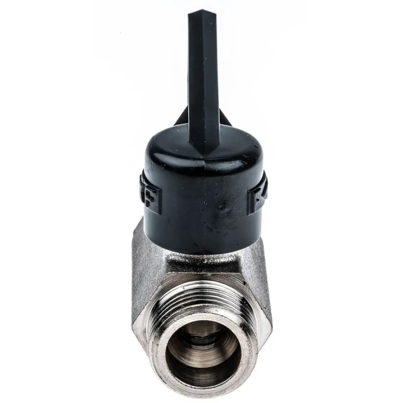 Legris Standard Lever Pneumatic Manual Control Valve Brass Body 1/2 in Port Size 12 bar Max Pressure 80°C Max 0491 10 21