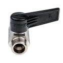 Legris Standard Lever Pneumatic Manual Control Valve Brass Body 1/2 in Port Size 12 bar Max Pressure 80°C Max 0491 10 21